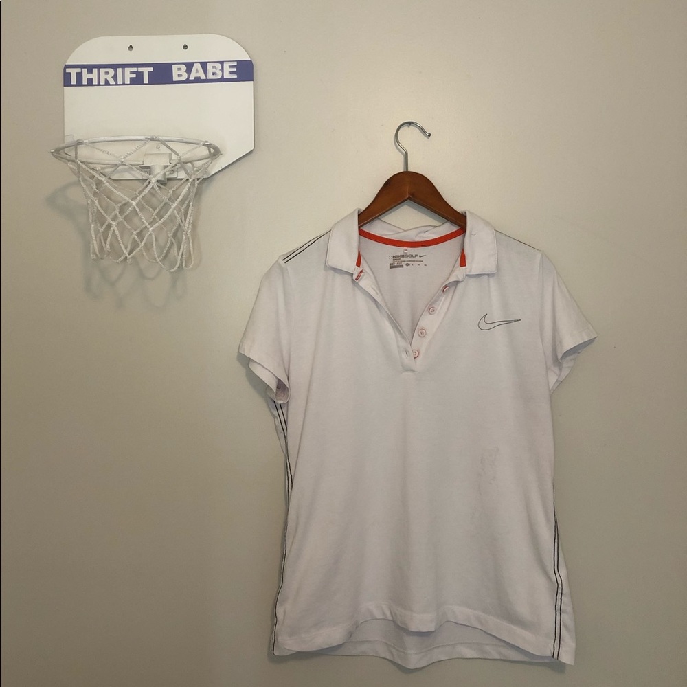 NIKE Women Golf White Polo